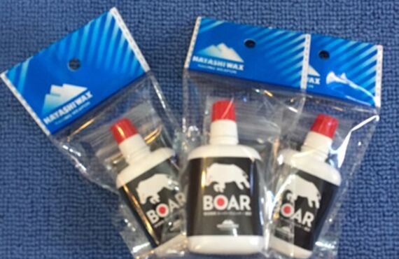 HAYASHIWAX BOAR｜春の雪にぴったり！花粉・汚れ・黄砂を防ぎ滑走性抜群の春用ワックス
